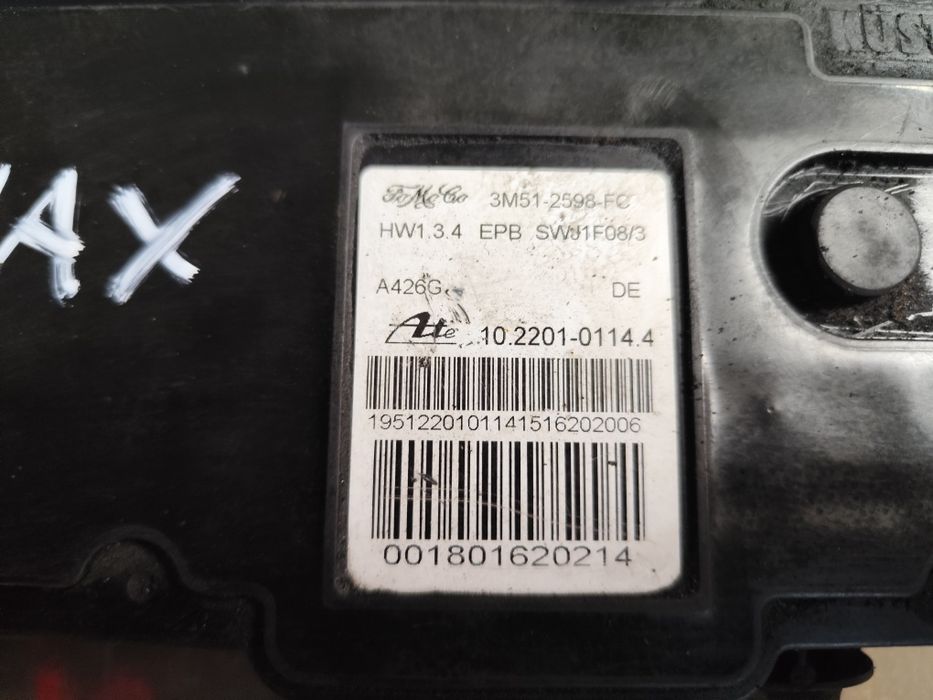 Hamulec ręczny elektryczny Ford C-Max MK1 3m51-2598-fc