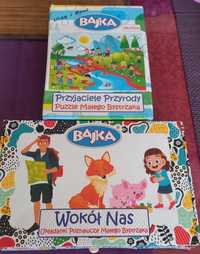 Puzzle i Układanki poznawcze Małego Bystrzaka 3+ Bajka