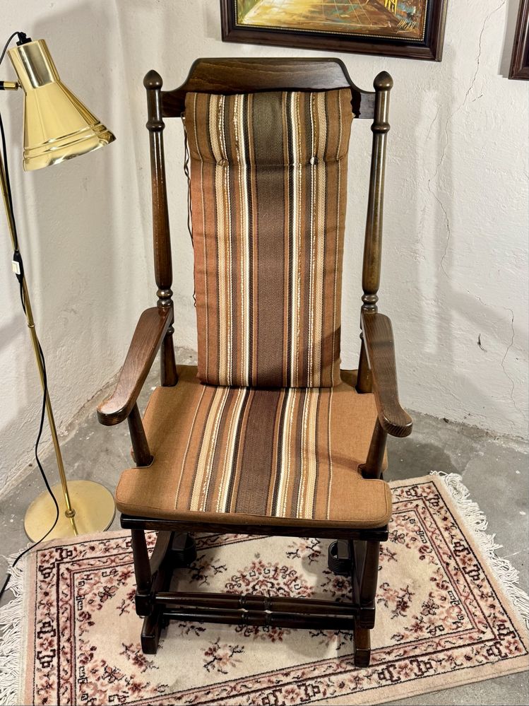 Fotel bujany - vintage Szwecja
