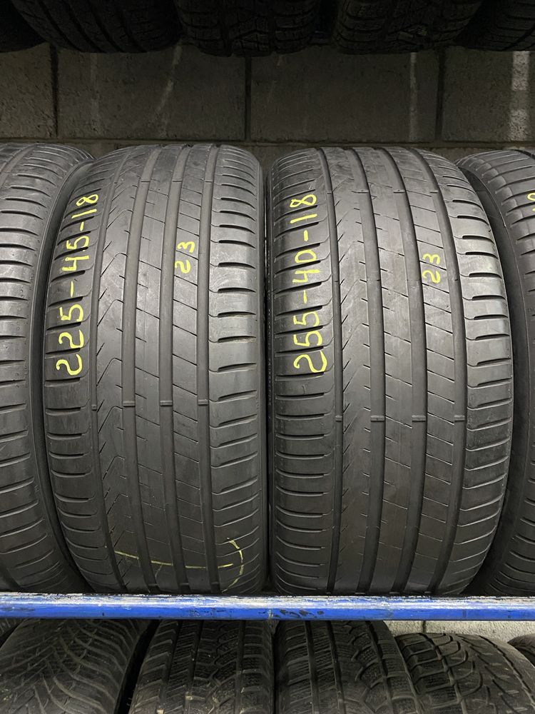 Різноширокі шини 225/45R18 i 255/40R18 PIRELLI