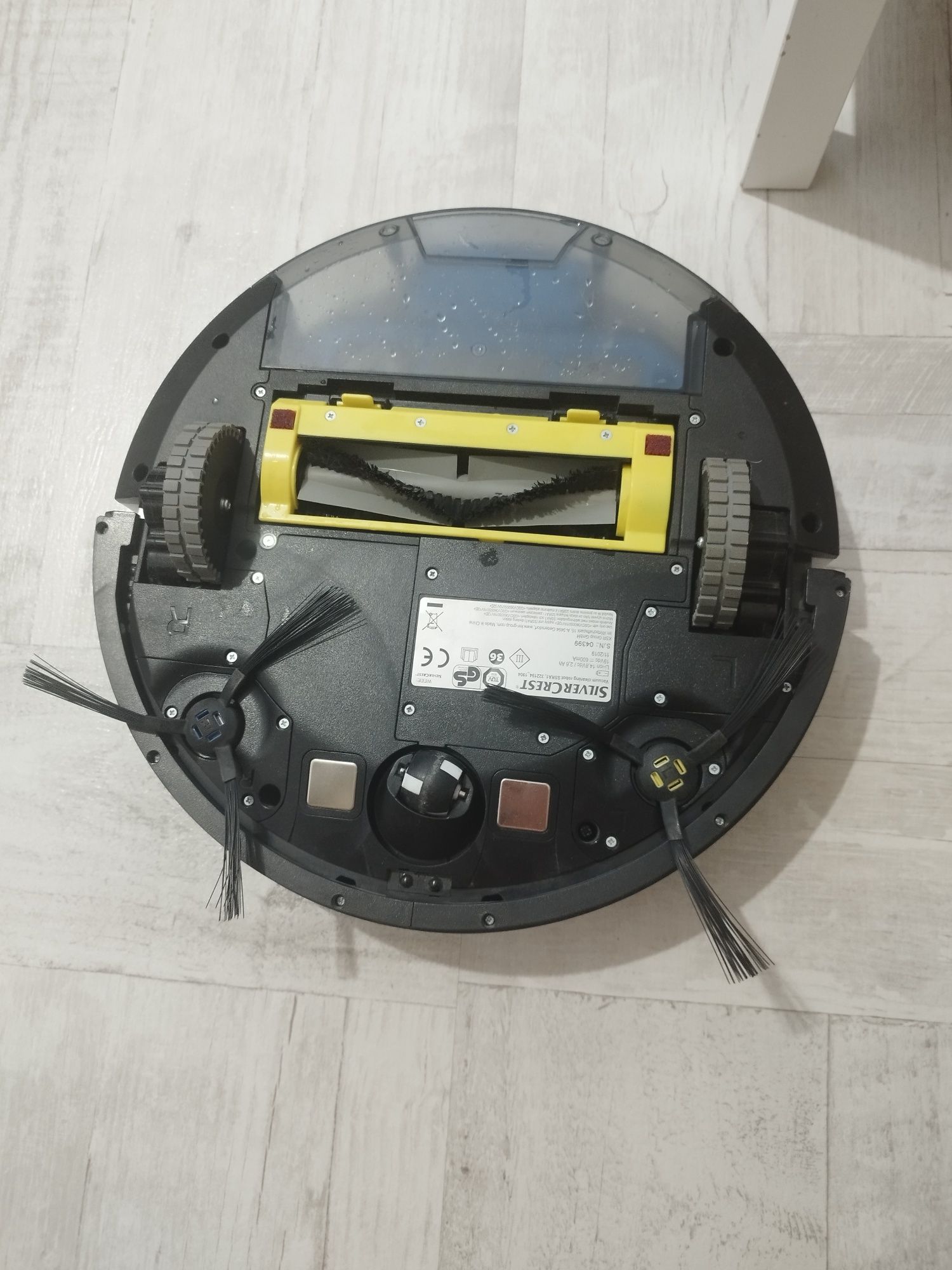 Robot sprzątający silvercrest SSRA1, odkurzacz, zestaw