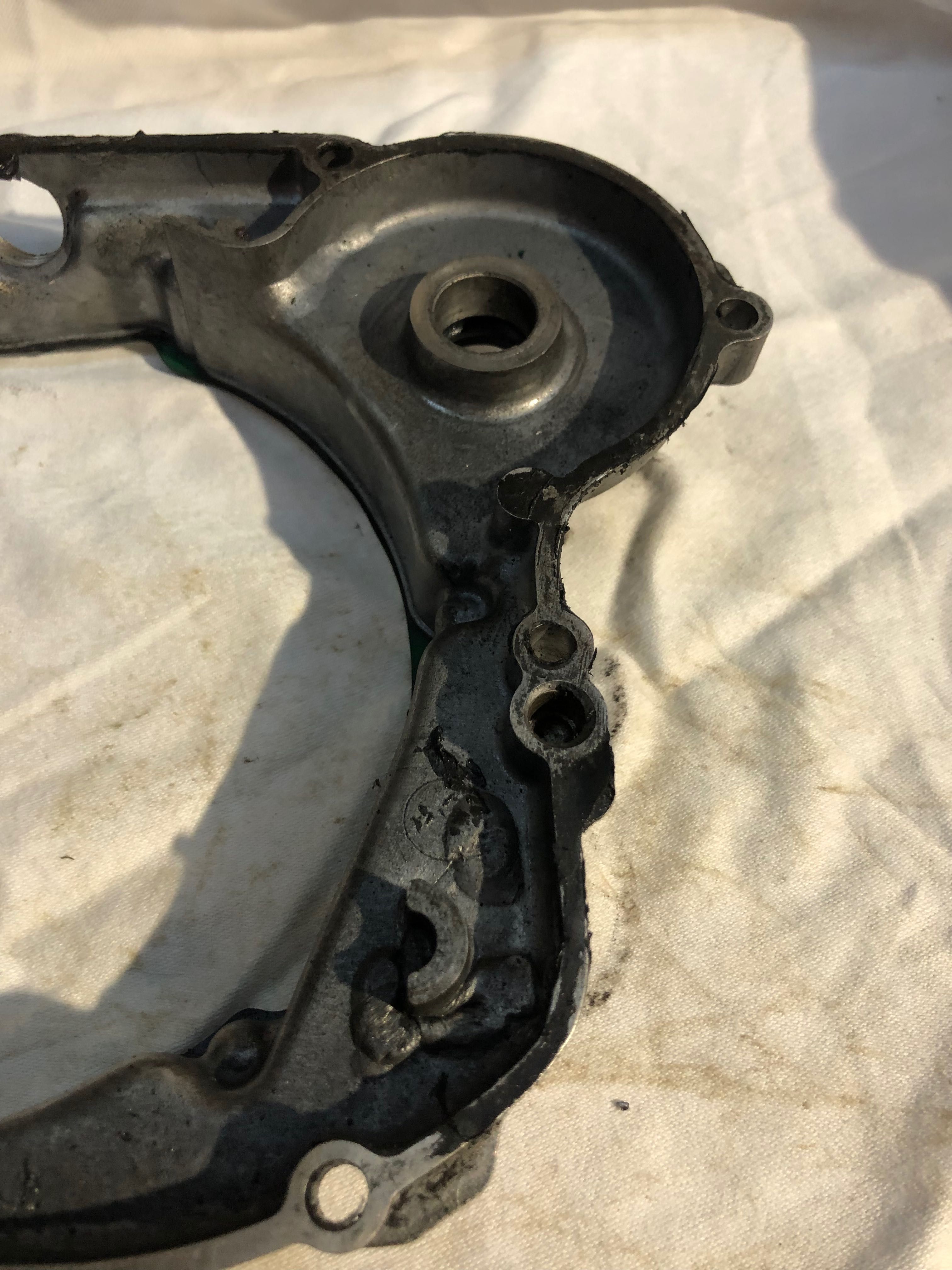 Kawasaki KX 250 2t pół karter silnika
