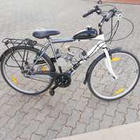 Bicicleta com motor a gasolina