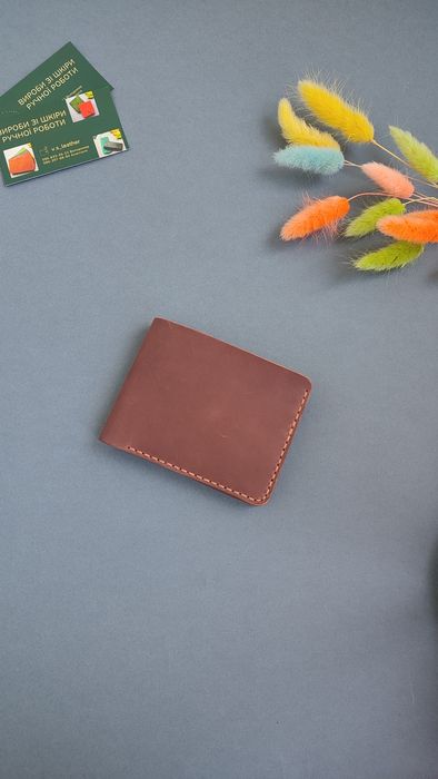 Гаманець, шкіряний гаманець, кошелек, бифолд, біфолд