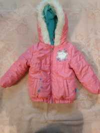 Зимняя демисезонная куртка для девочки 2 года