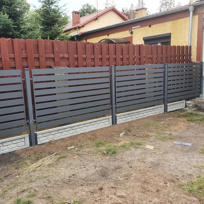Brama palisadowa, Ogrodzenie palisadowe KOMPLETNE * producent*