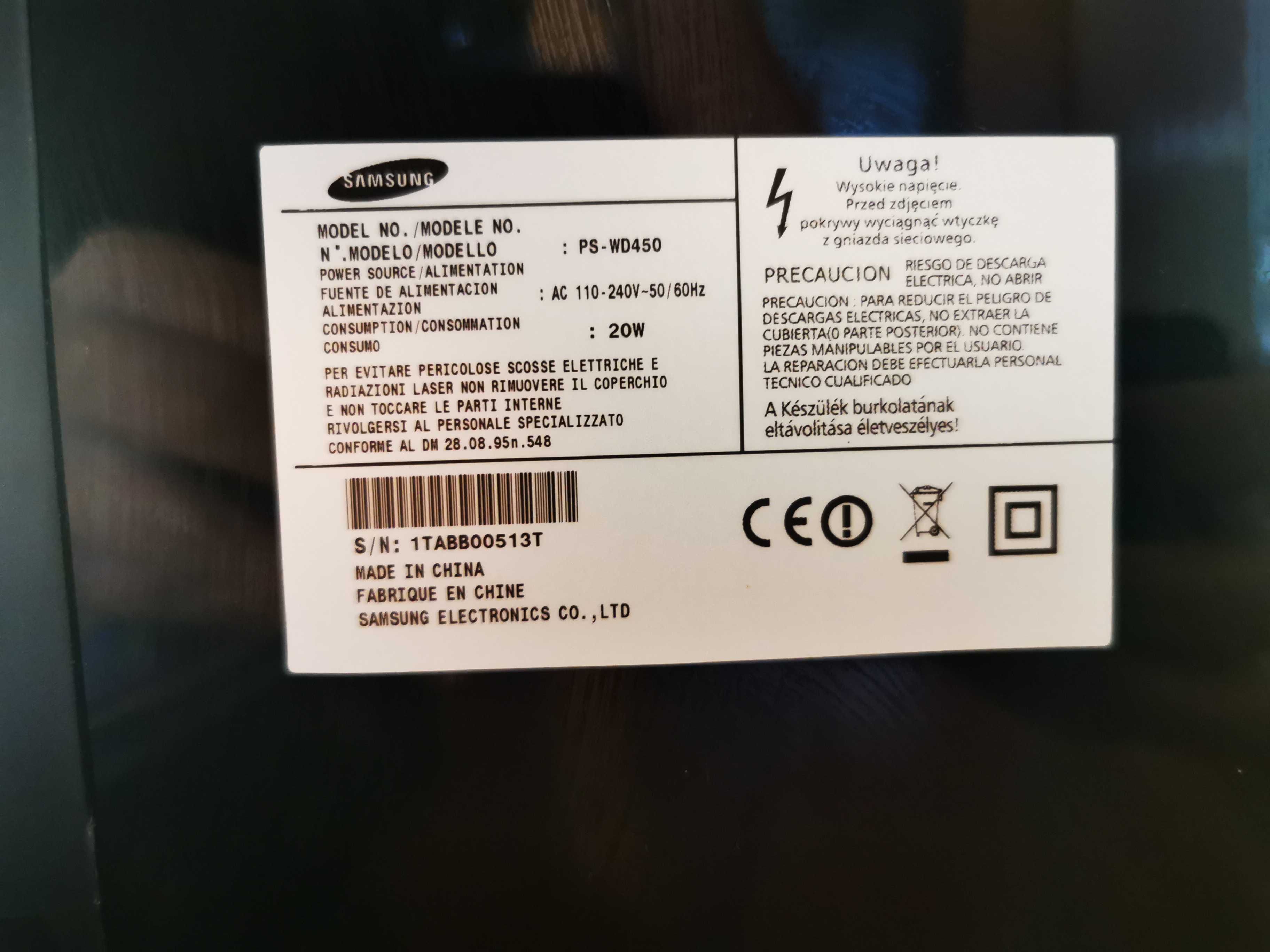 Sistema de som - Samsung HW-D450