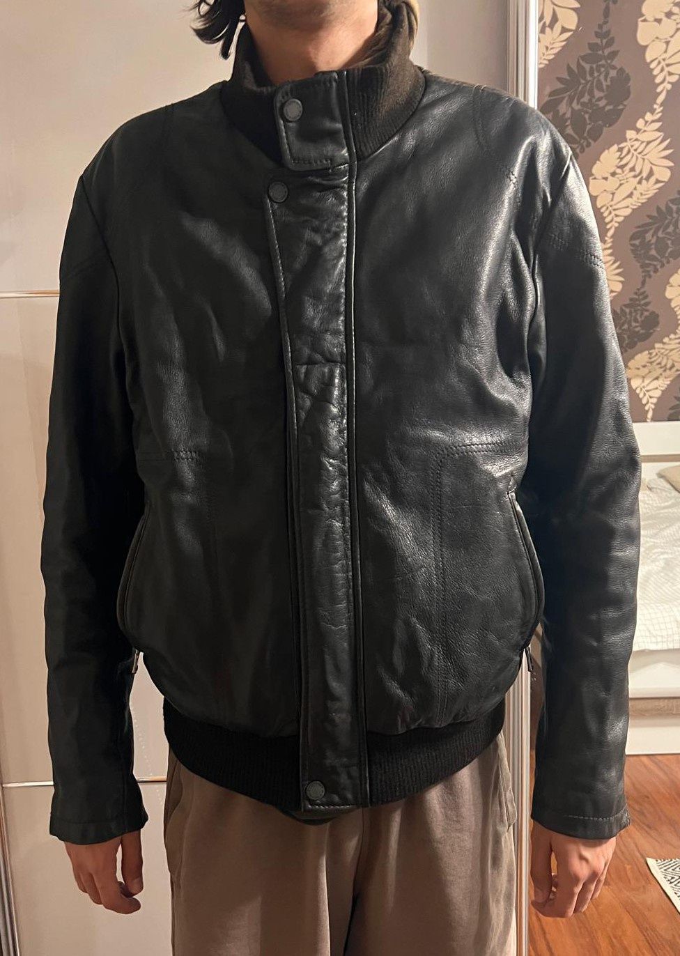 Kurtka skórzana Tommy Hilfiger