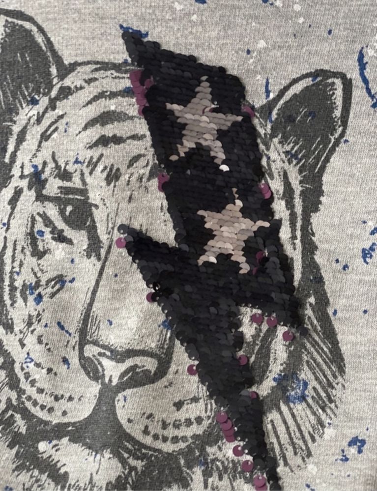Bluza Zara 5 lat Tygrys zmienia się obrazek