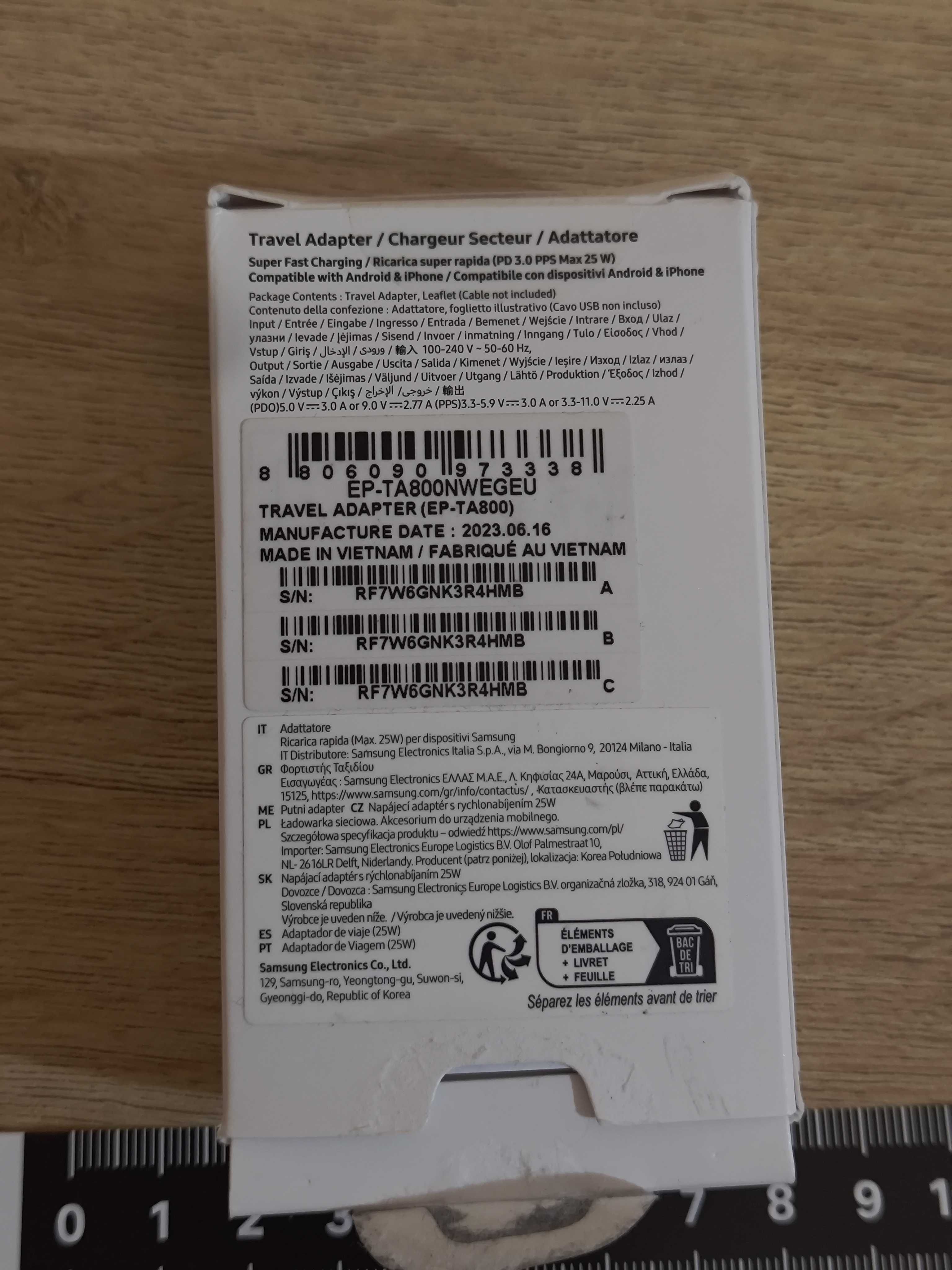 Ładowarka Samsung usb-c 25W