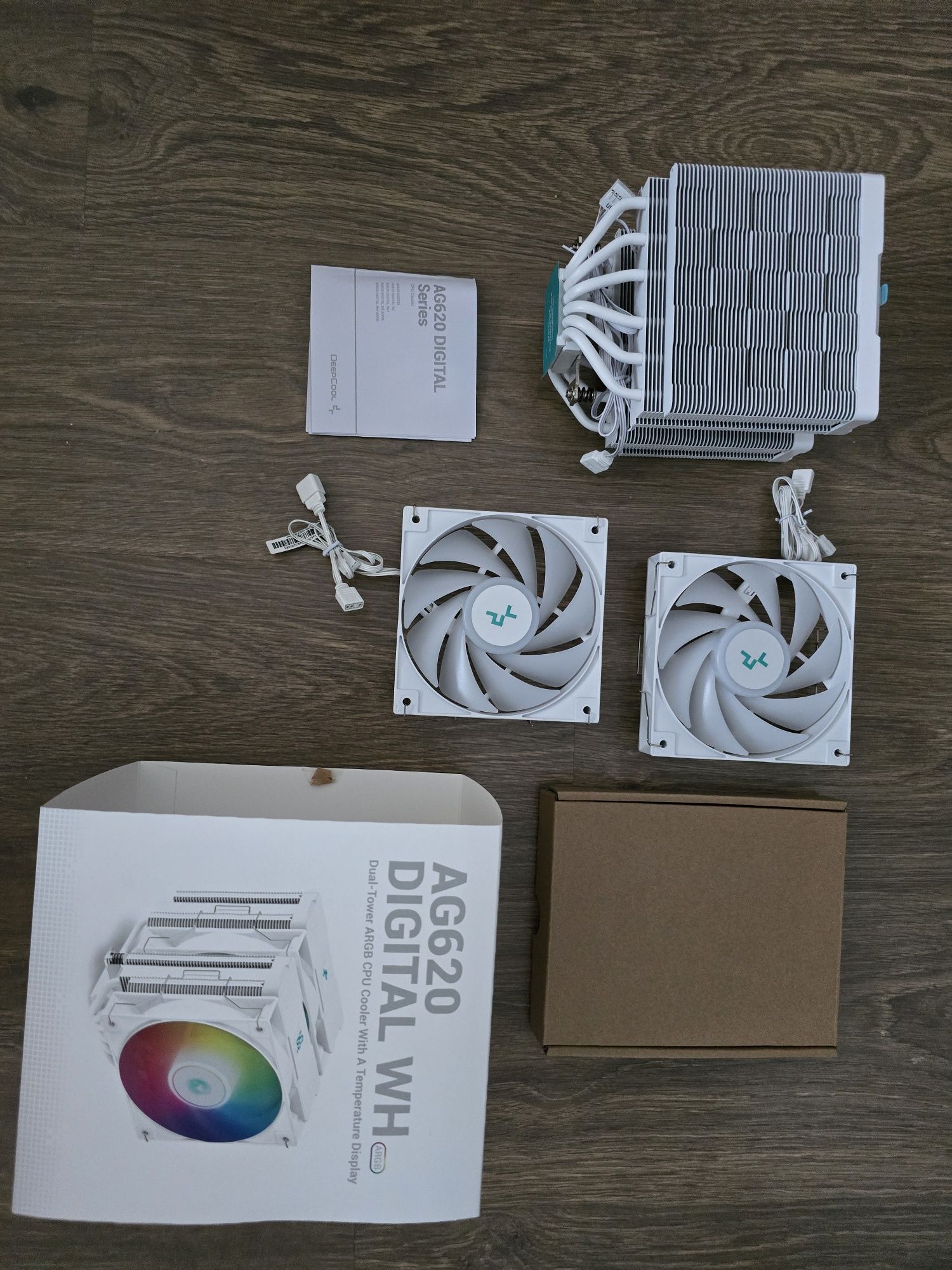 Продам систему охолодження DeepCool AG620 DIGITAL ARGB White