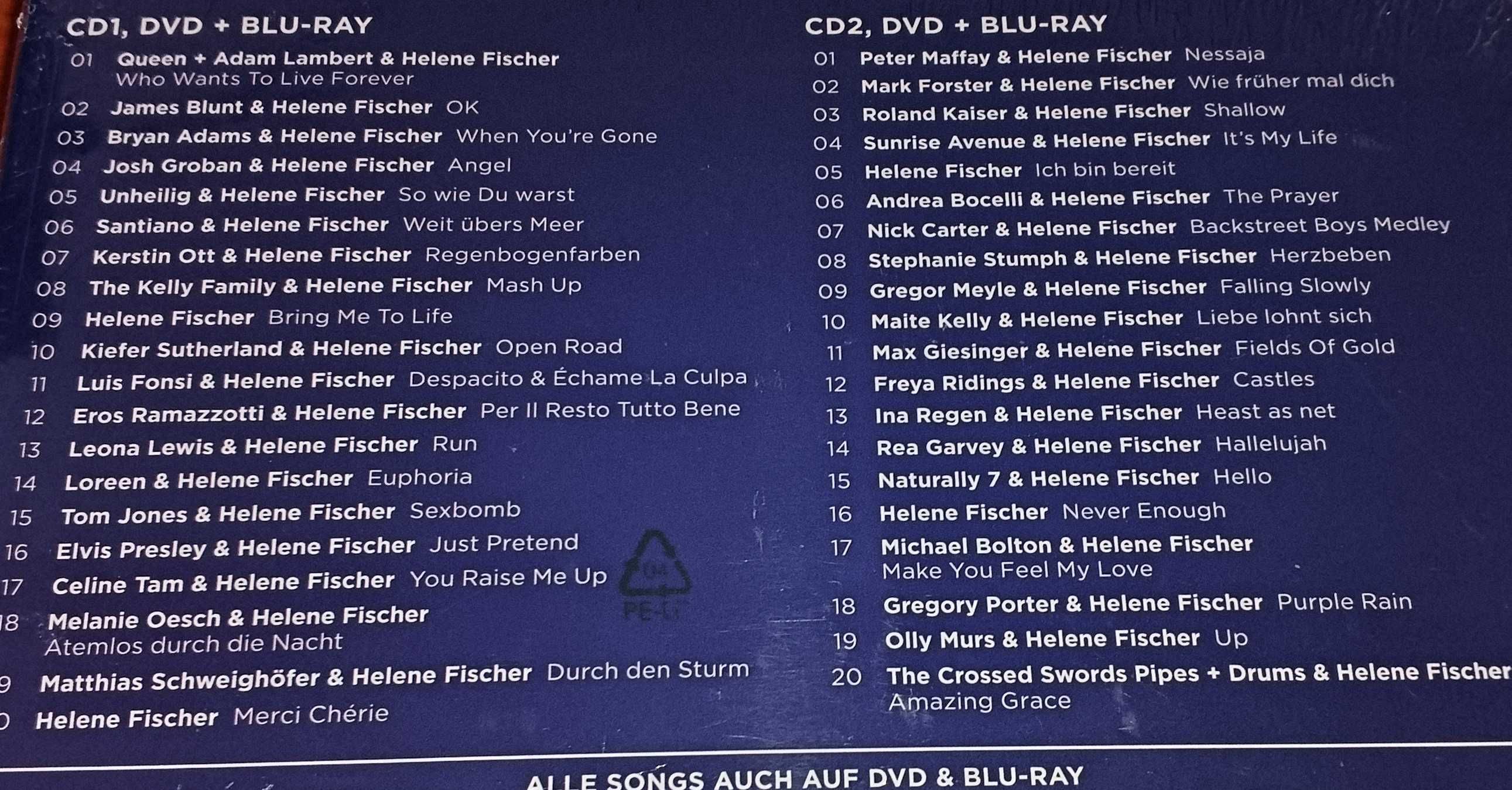 CD DVD Blu-Ray - Die Helene Fischer Show