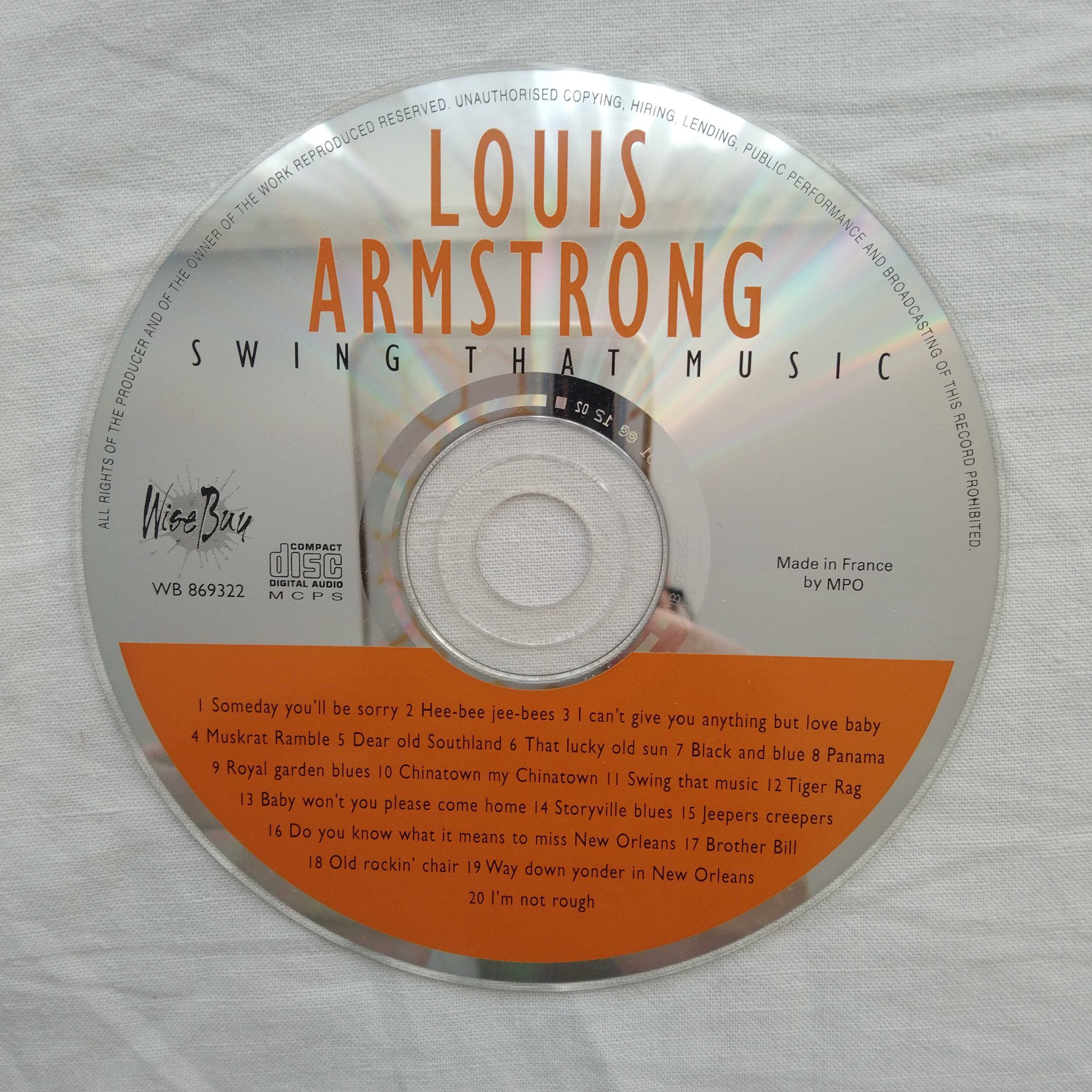 Louis Armstrong - Swing That Music , płyta Cd