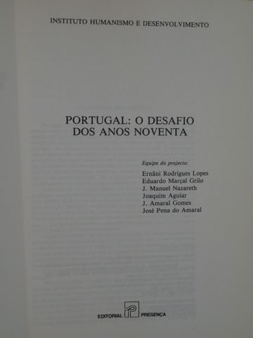 Portugal o Desafio dos Anos 90 - Vários