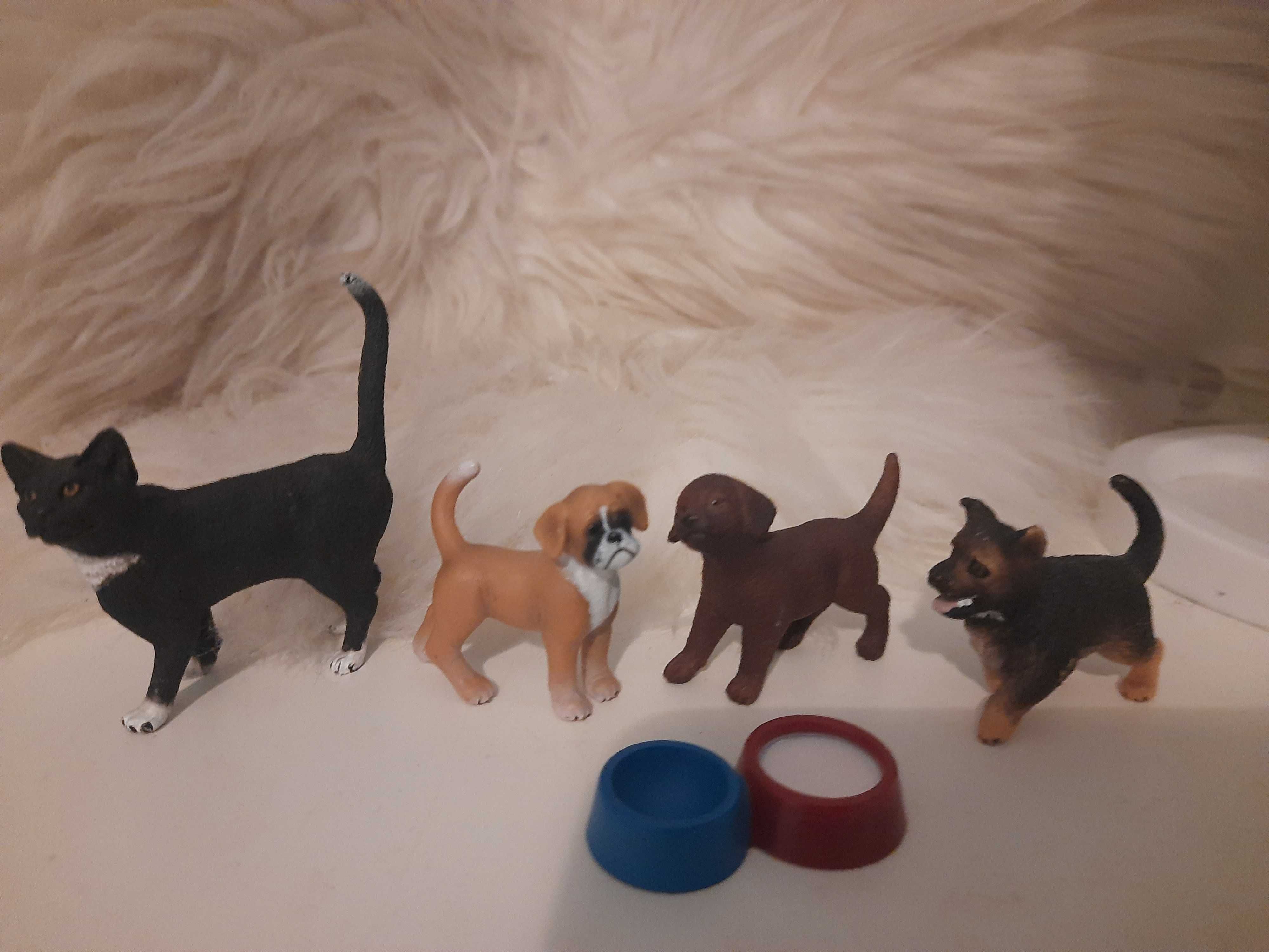 SCHLEICH pieski i kotek okazja!
