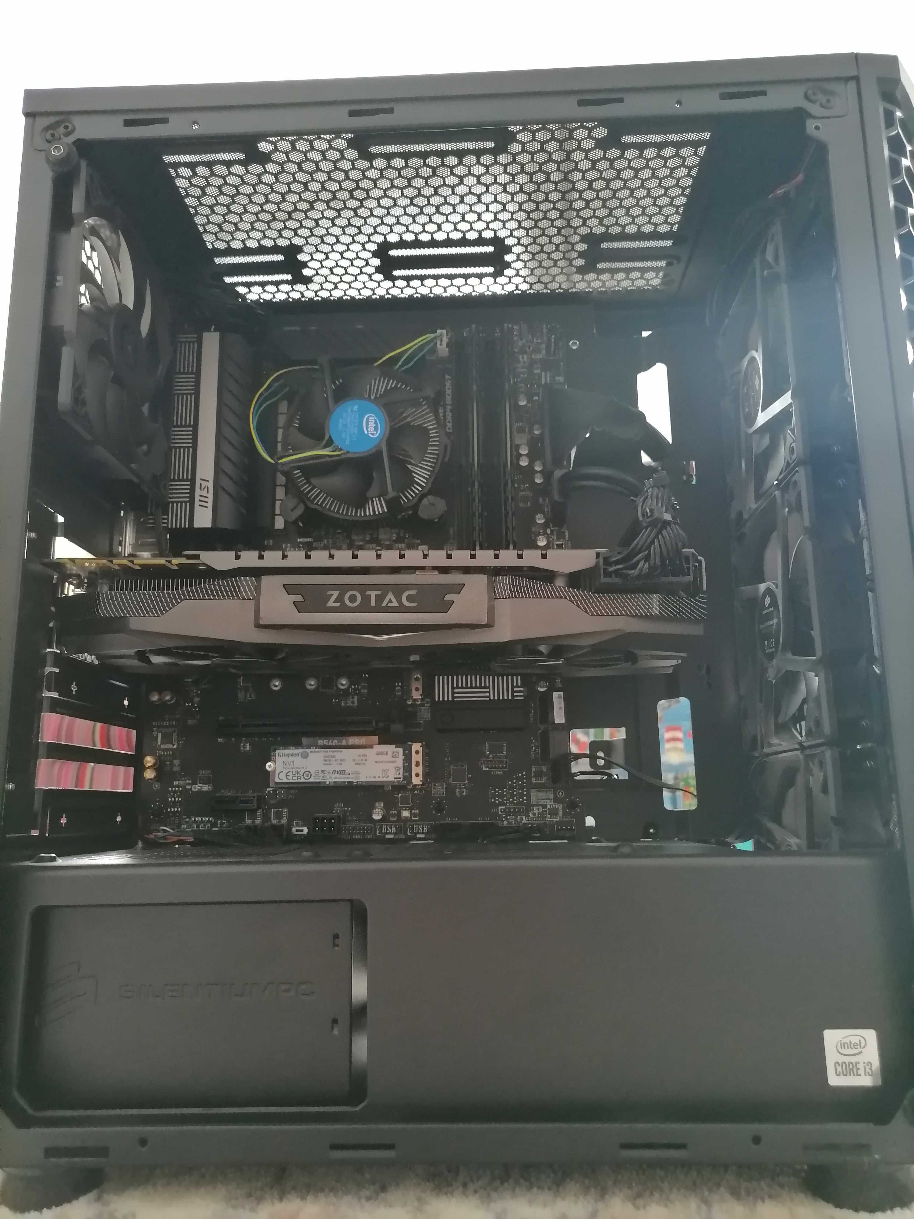 Komputer gamingowy i3-10100f Gtx 1070Oc 8gb