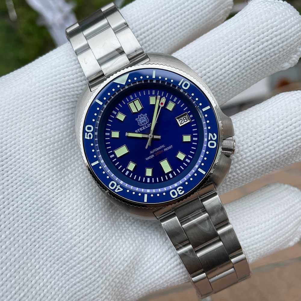 Zegarek automatyczny Steeldive SD1970 żółw Seiko NH35 WR200 Willard