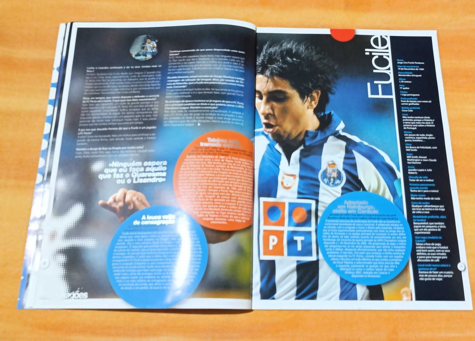 Revista Futebol Dragões Nº 265 de 2007 - Fucile - O Visionário
