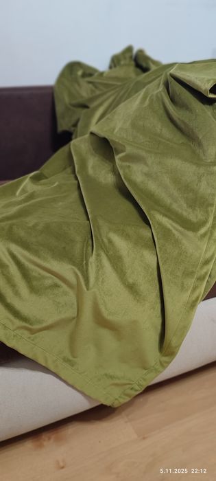 Zasłony zielone zaciemniajace