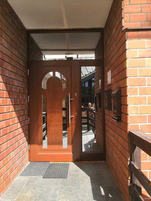 Drzwi zewnętrzne drewniane dębowe nowoczesne dostawa gratis
