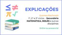 Explicações | Aulas | Matemática | MACS | BG | + disciplinas