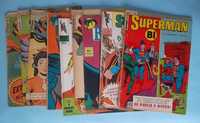 9 REVISTAS EBAL / DC  Superman, Batman, Superboy etc.
