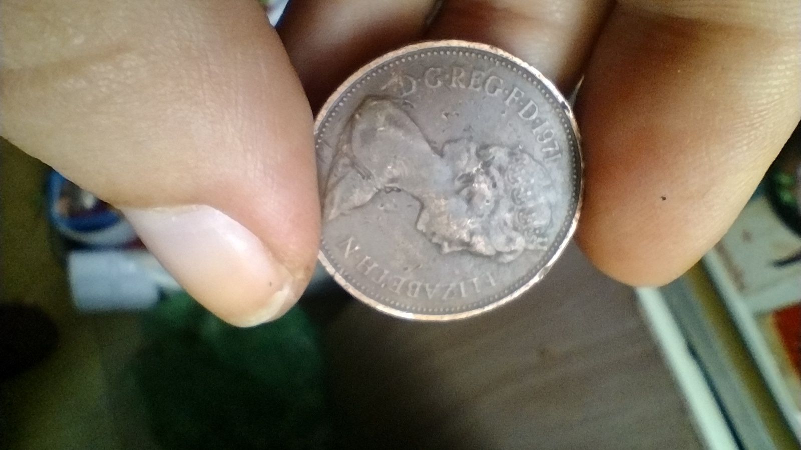 2 New Pence z 1971 z Elizabeth II