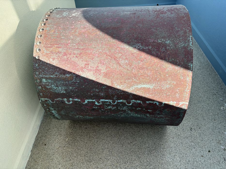 Par de floreiras em cobre