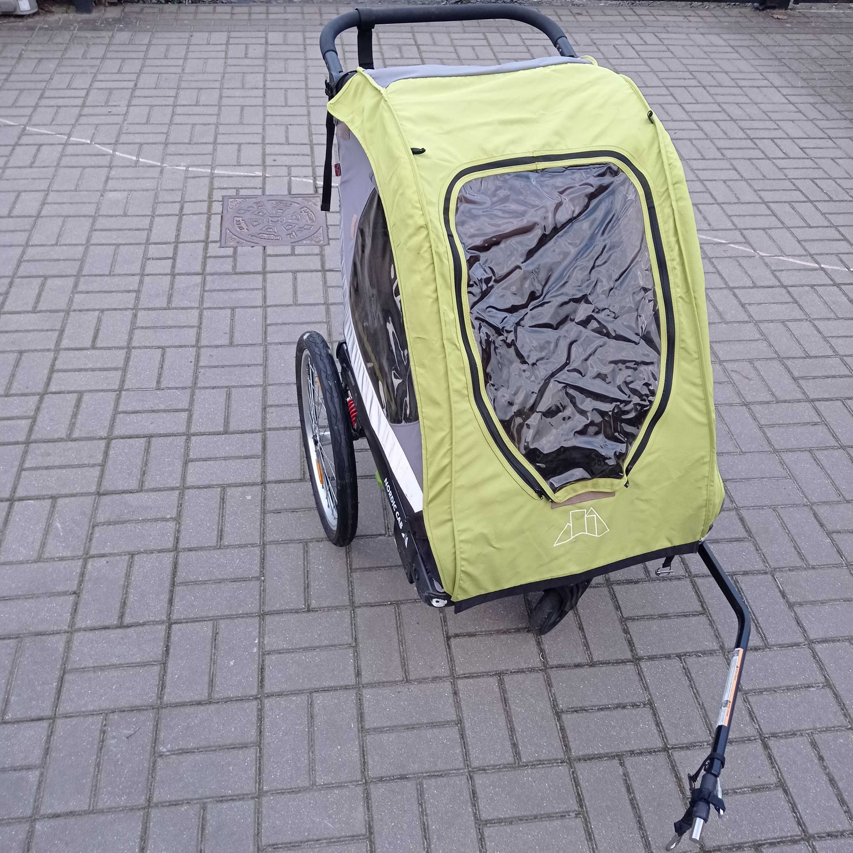 Nordic cab przyczepka rowerowa, spacerówka, wózek to trekkingu
