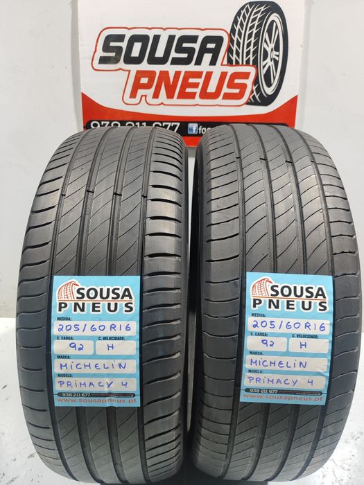 2 pneus como novos 205-60R16 Michelin - Oferta dos Portes