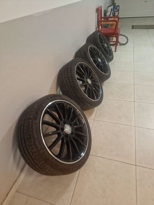 Vendo conjunto jantes Turbine amg 18" (originais)