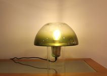 Candeeiro de mesa "Champignon" | Verde | Vidro da Marinha Grande!