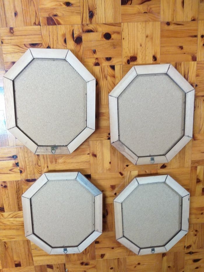 Conjunto de quadros alusivos às estações do ano