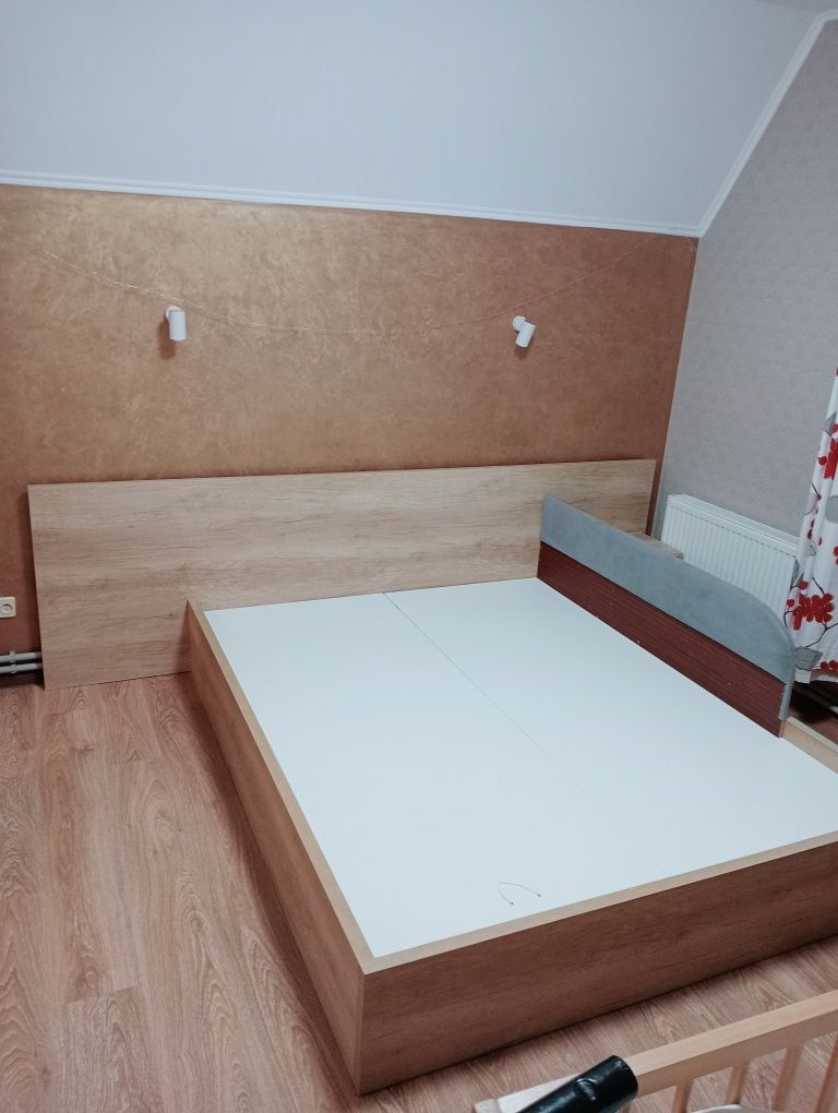 Ліжко  ДСП, Egger,дуб сонома