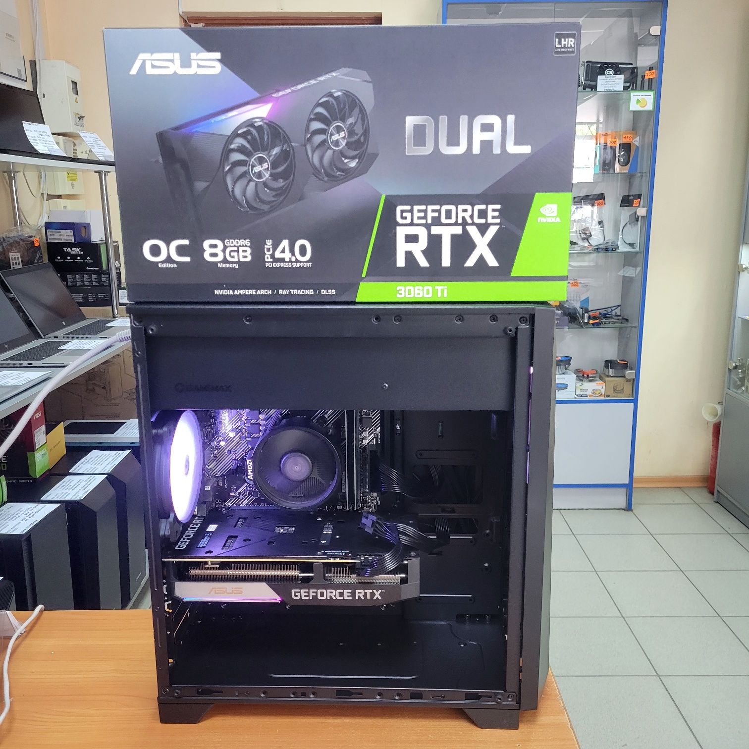 Ігровий комп'ютер Ryzen 5 5600/32Gb/Asus RTX 3060ti/на гарантії