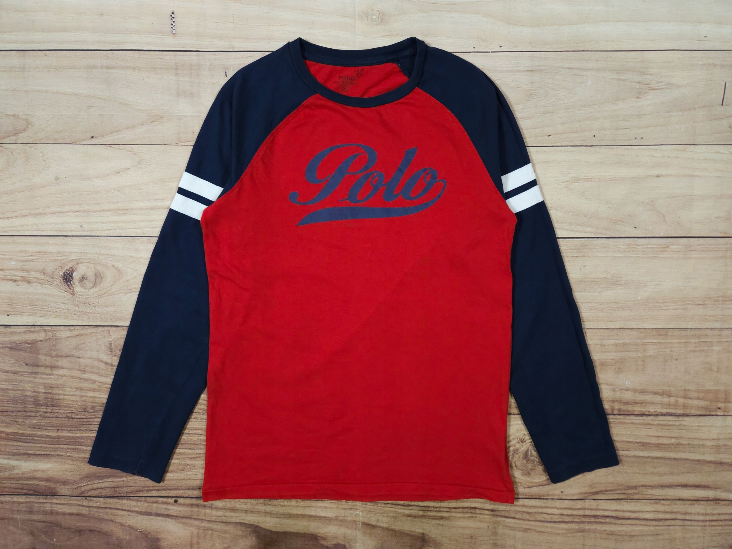 POLO RALPH LAUREN Koszulka Longsleeve Logowana r. S/M