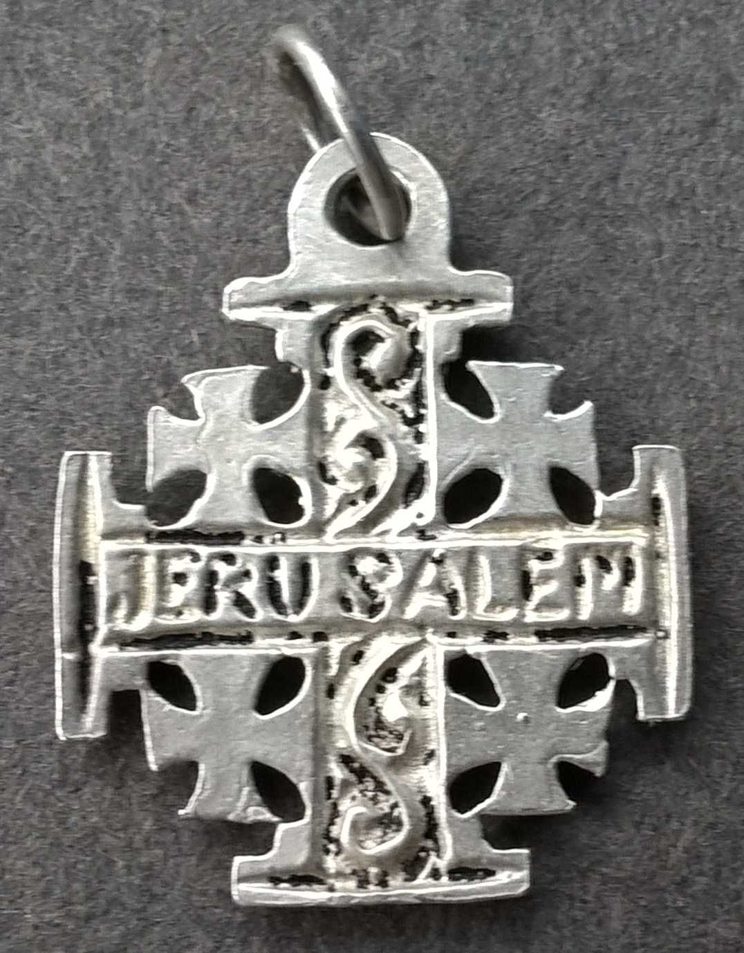 Cruz de Jerusalém em Prata