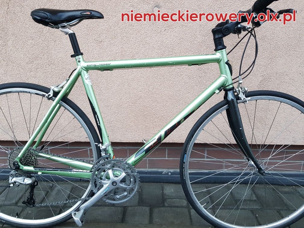 Rower szosa kolarzówka ELIPSE koła 28 single speed DEORE SORA okazja