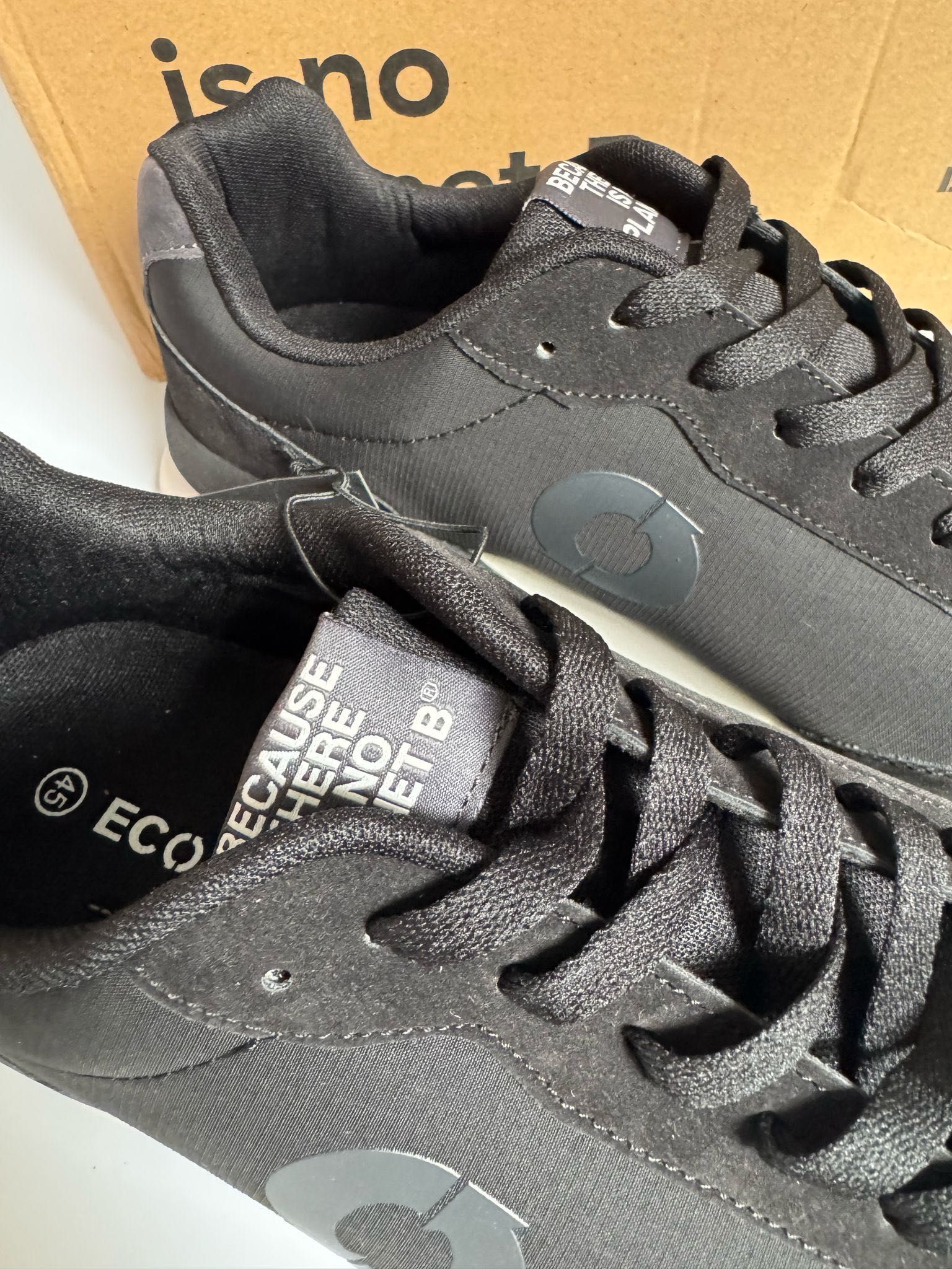 Nowe sneakersy męskie ECOALF PRINCEALF czarne 45