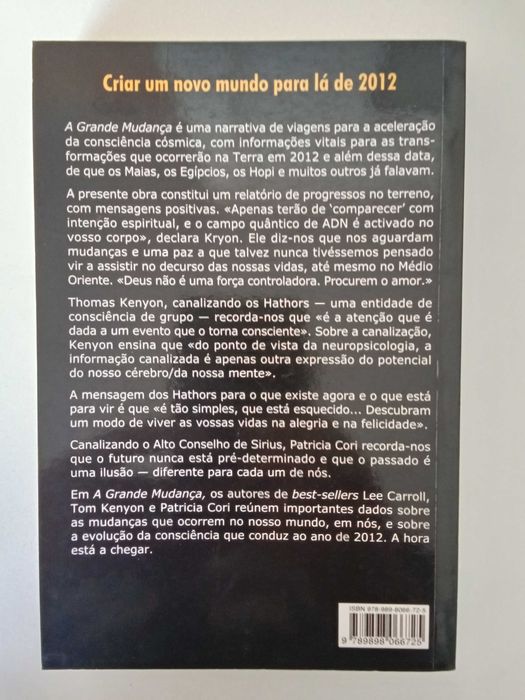 Lee Carroll, Tom Kenyon, Patricia Cori - A grande mudança