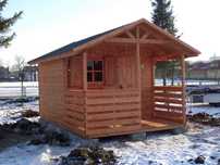 Domek Drewniany Na Działkę Działkowy Letniskowy Rekreacyjny 3m x 4,5m