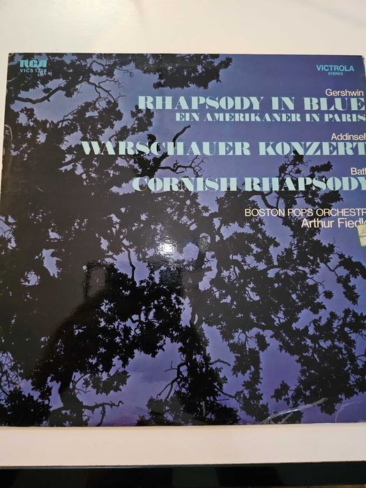 Płyta winylowa koncert RHAPSODY IN BLUE, stan bdb