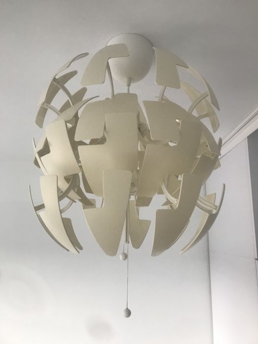 Lampa wisząca ps 2014 ikea biała rozkładana