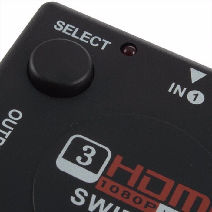 Switcher HDMI alta definição