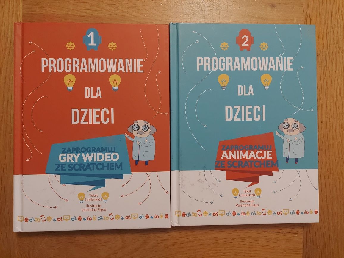 Książki Programowanie dla dzieci Scratch cześć 1 i 2