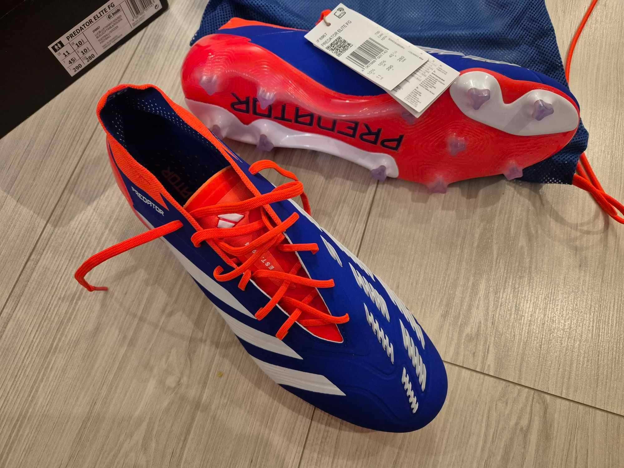 Profesjonalne korki Adidas Predator Elite FG If8867 rozmiar 45 1/3