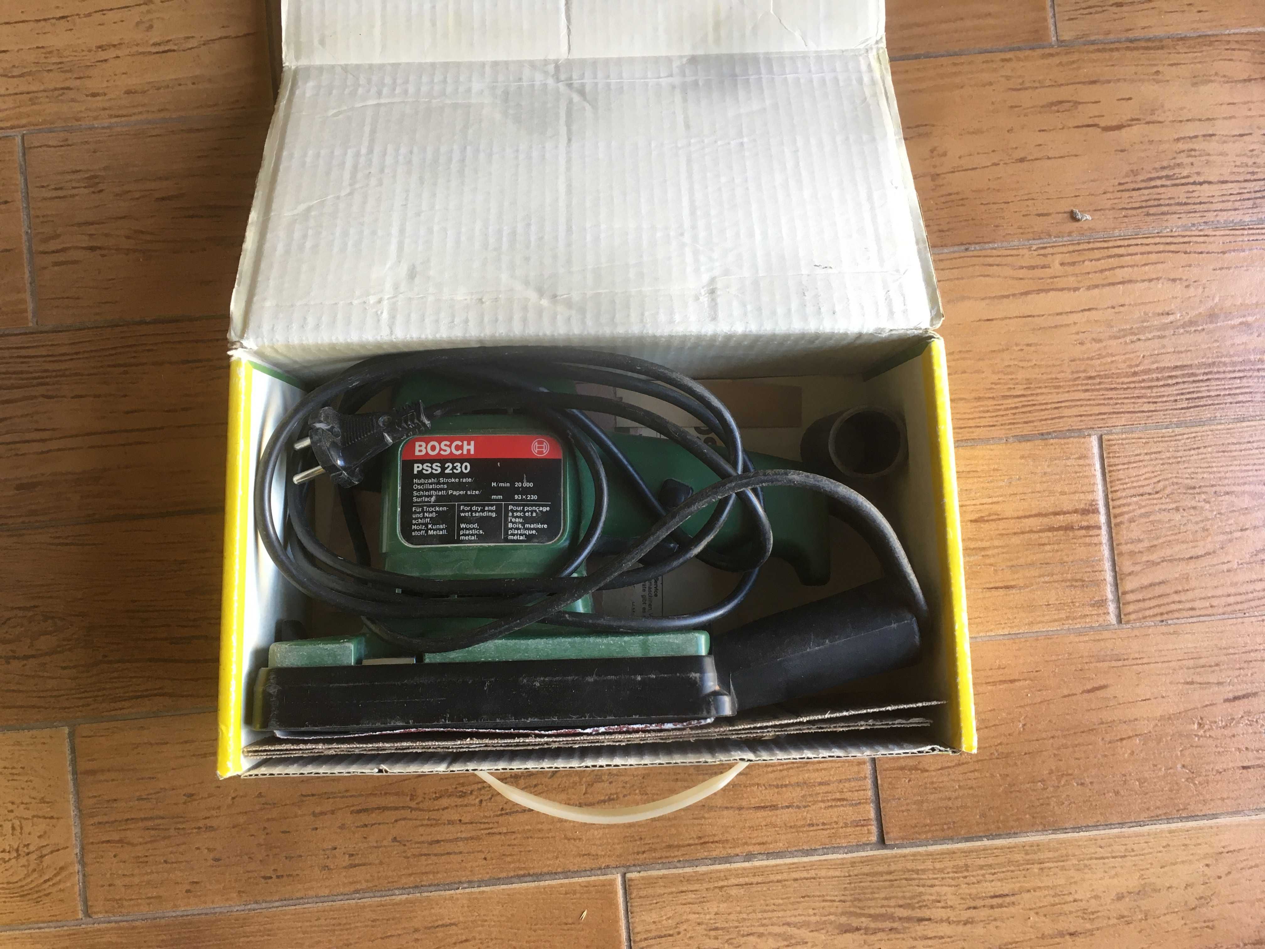 Szlifierka Oscylacyjna Bosch PSS 230 Made in Germany Oryginał