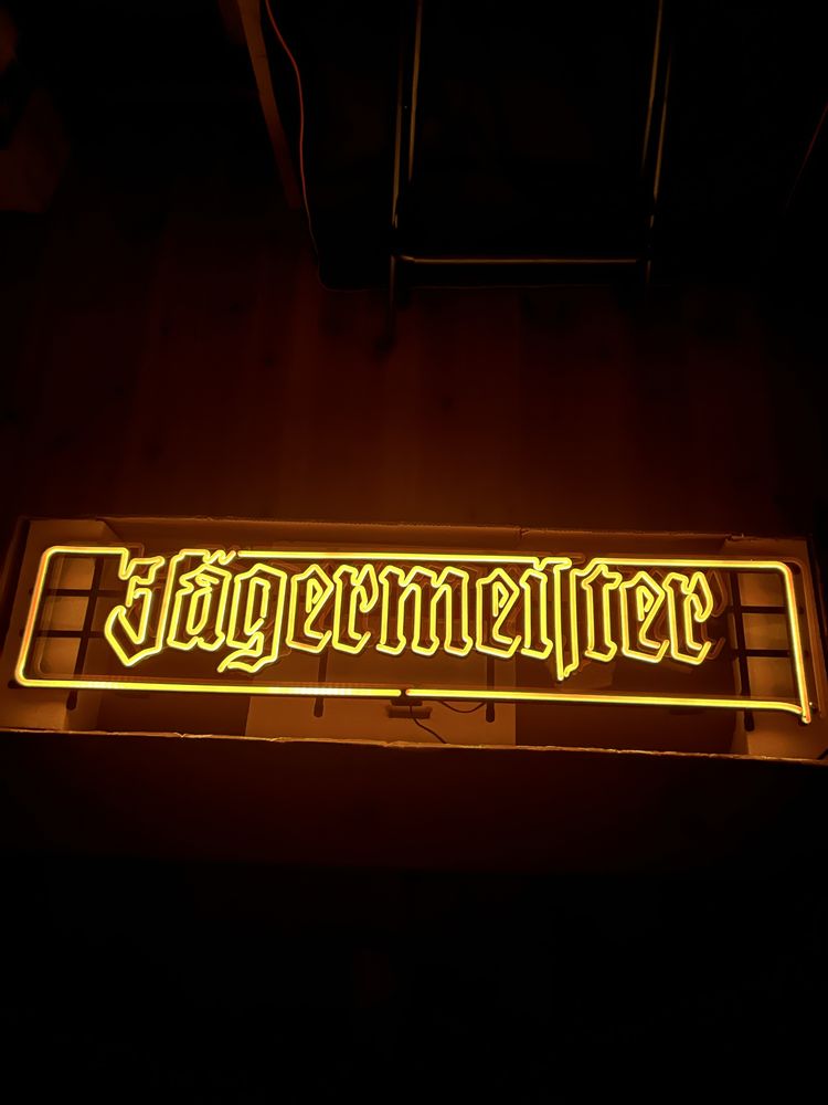 Nowy Neon Jagermeister - Led Bar - Z regulacja - XXL - Podświetlenie