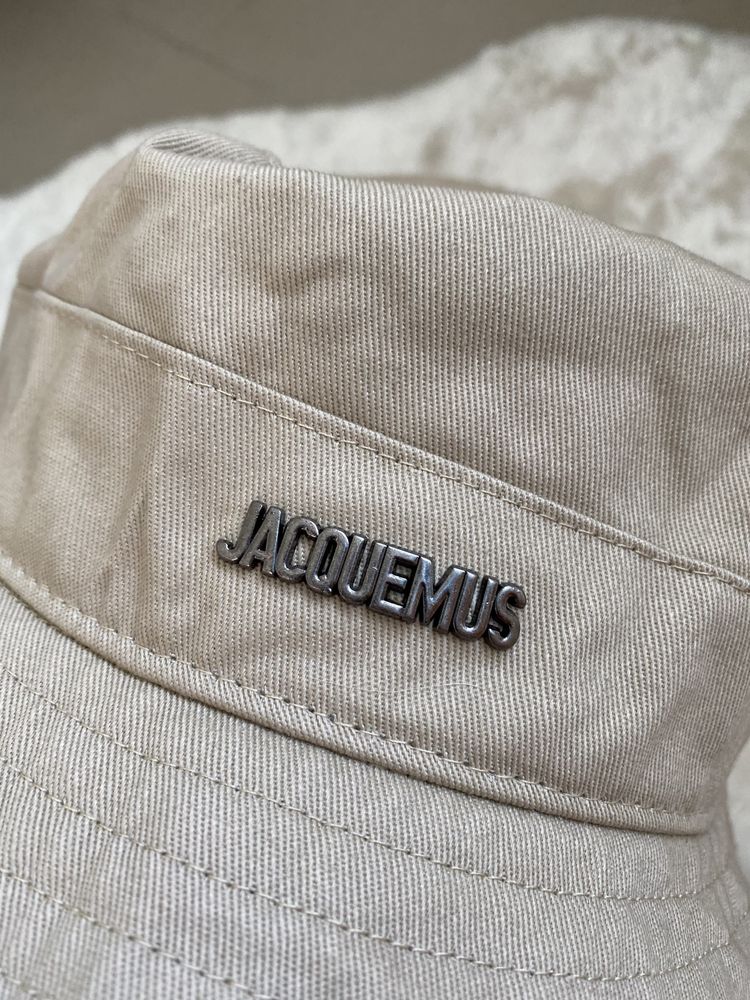 Бежевая женская панама панамка жакмюс jacquemus