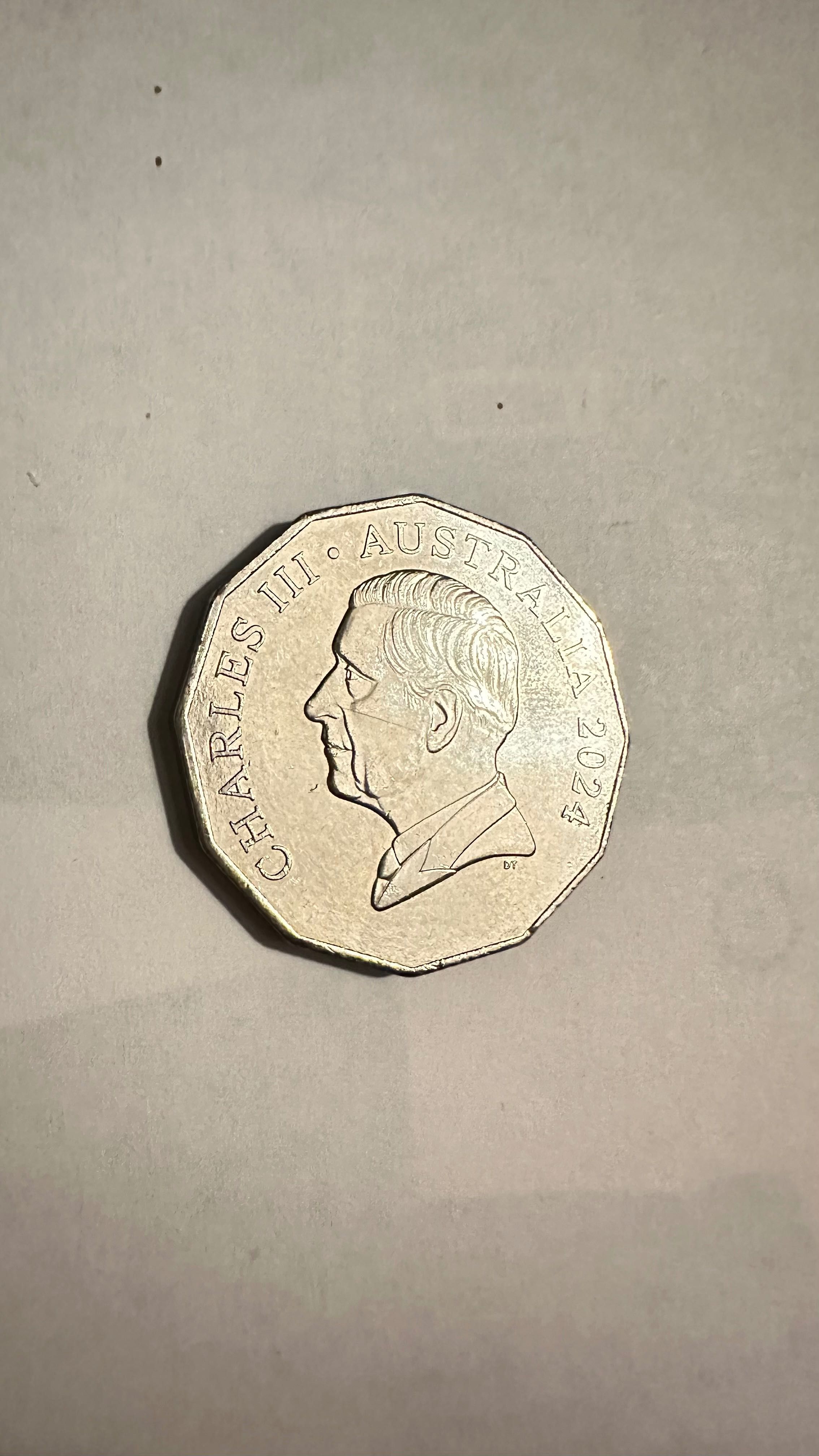 Australia 50 centów - 2024 r. Charles III kolekcje 15